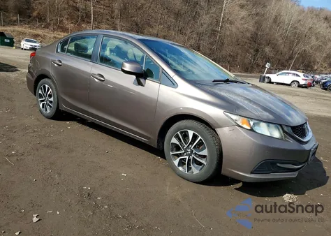 2013 Honda Civic Ex from USA, damaged, VIN 2HGFB2F8XDH519153